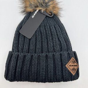 DAKINE Kylie Pom Beanie Linning  - Women's  Blue Graphite ..NEW